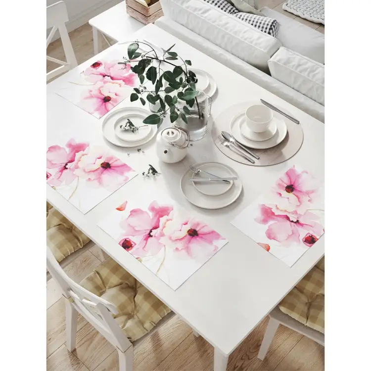 Комплект тканевых салфеток для сервировки стола JOYARTY np_9140