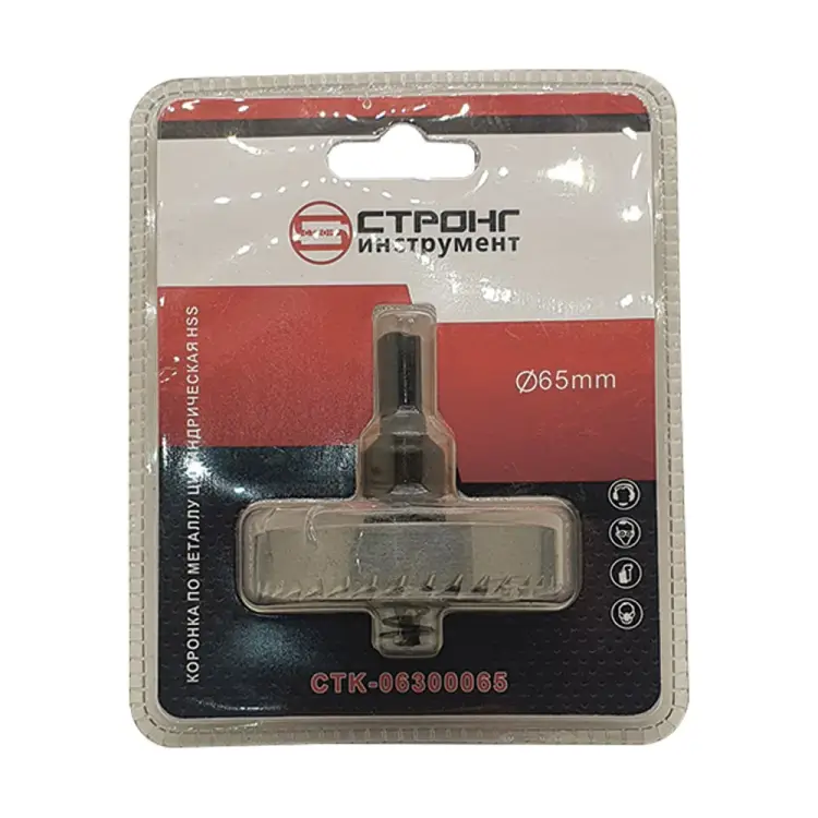 Стальная коронка по металлу Strong CTK-06300065 Стальная коронка по металлу Strong CTK-06300065