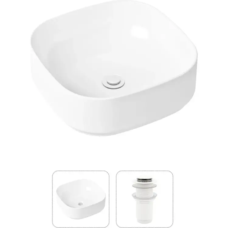 Накладная раковина для ванной Lavinia Boho Bathroom Sink Slim 21520836