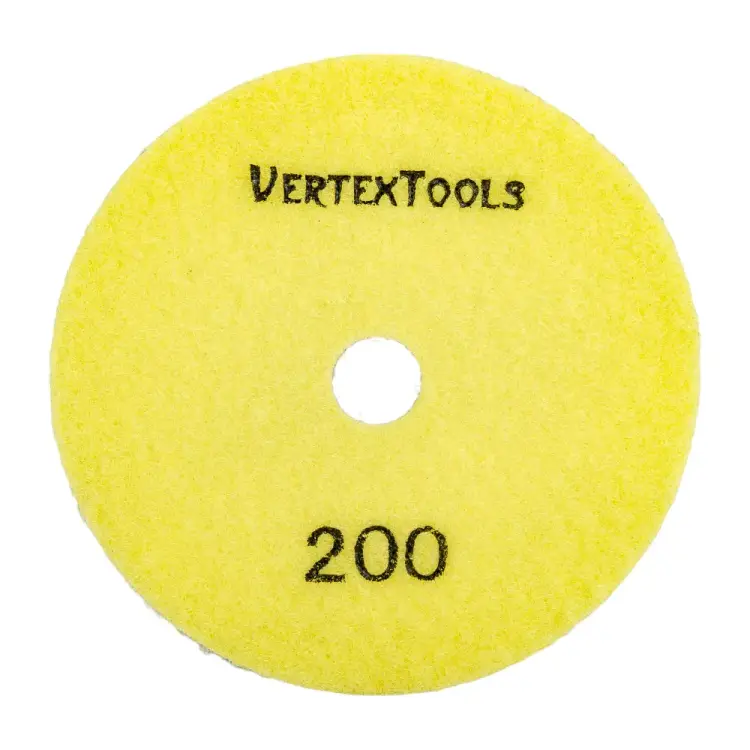 Гибкий шлифовальный алмазный круг для полировки мрамора vertextools 12500-0200 Гибкий шлифовальный алмазный круг для полировки мрамора vertextools 12500-0200