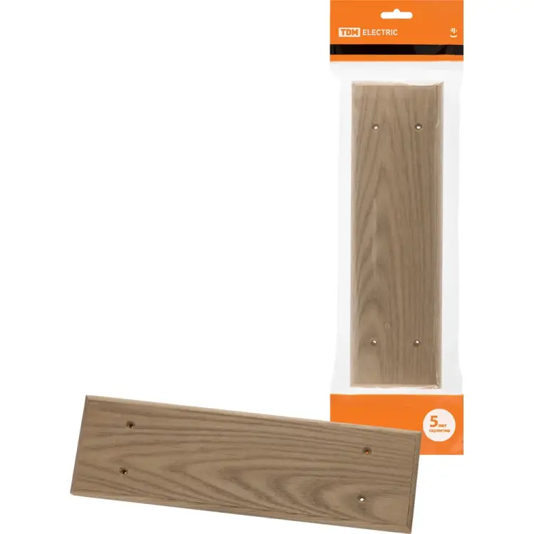 Универсальная деревянная накладка на бревно TDM ELECTRIC НБУ 1Пх4 280 мм, под покраску SQ1821-0329