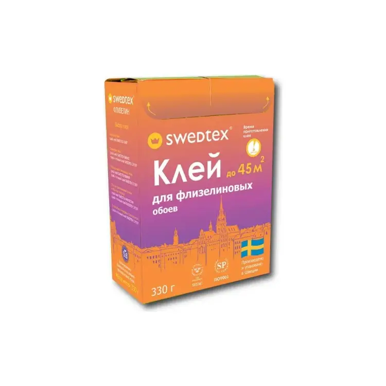 Клей сухой для обоев на флизелиновой основе Swedtex ФЛИЗЕЛИН PF-033 Клей сухой для обоев на флизелиновой основе Swedtex ФЛИЗЕЛИН PF-033