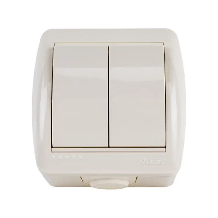 Двойной выключатель Lezard NATA 710-0300-101