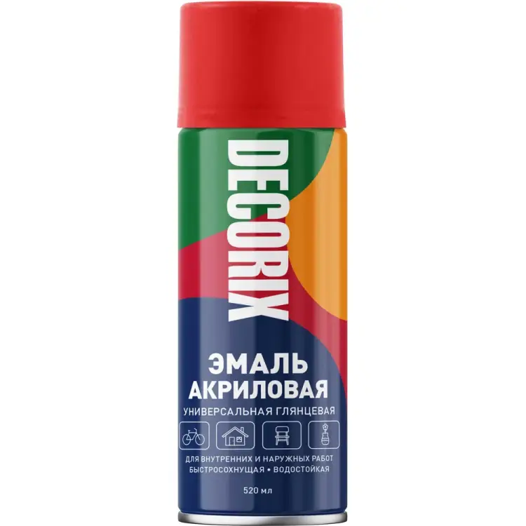 Акриловая универсальная аэрозольная эмаль Decorix 0101-67 DX Акриловая универсальная аэрозольная эмаль Decorix 0101-67 DX
