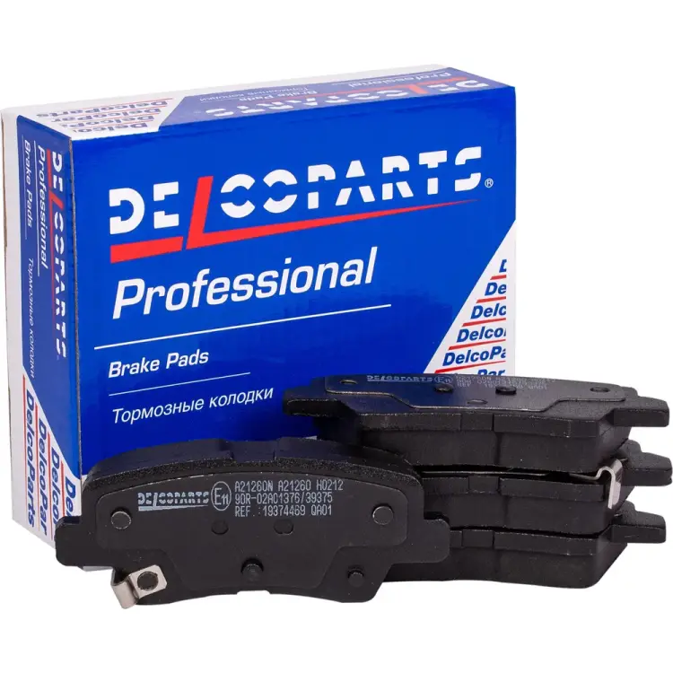 Задние дисковые колодки тормозные Delcoparts 19374469 Задние дисковые колодки тормозные Delcoparts 19374469