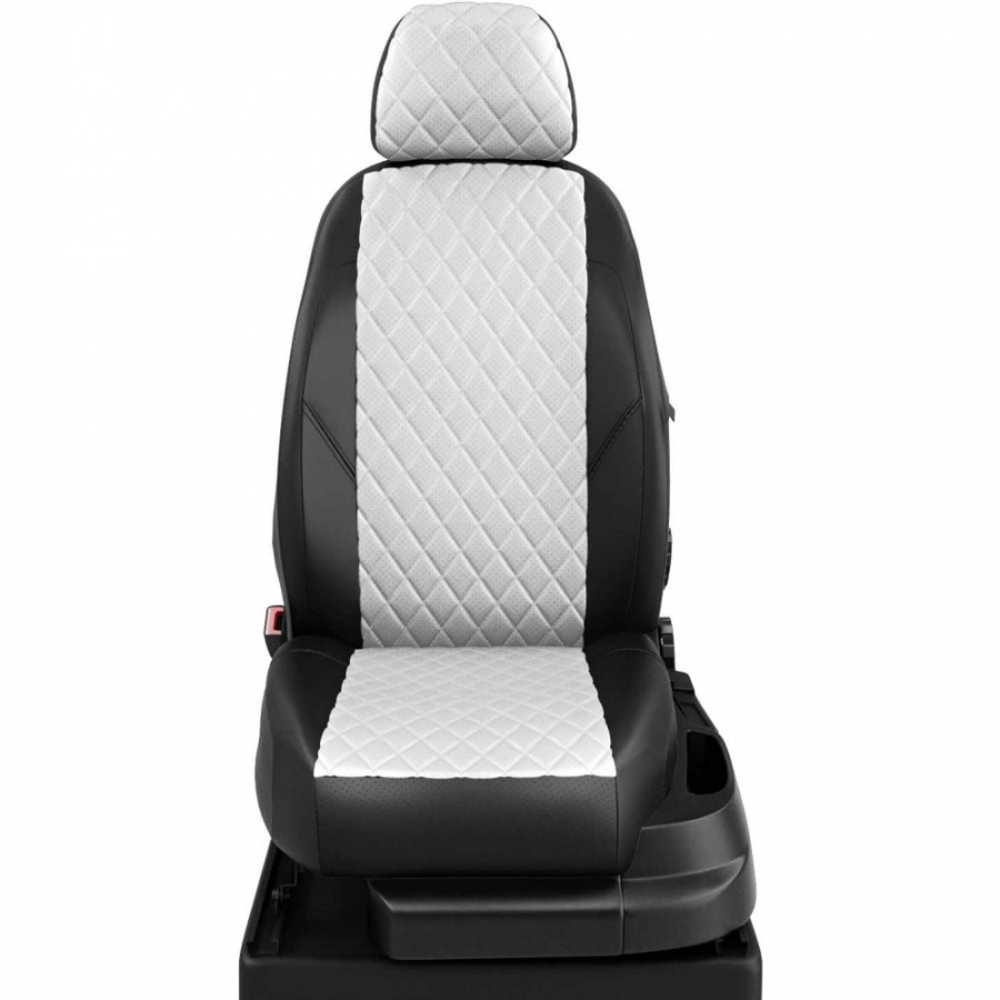 Авточехлы для Volkswagen Polo с 2010-2020 г.в., седан AVTOLIDER1 VW28-0102-EC03-R-wht