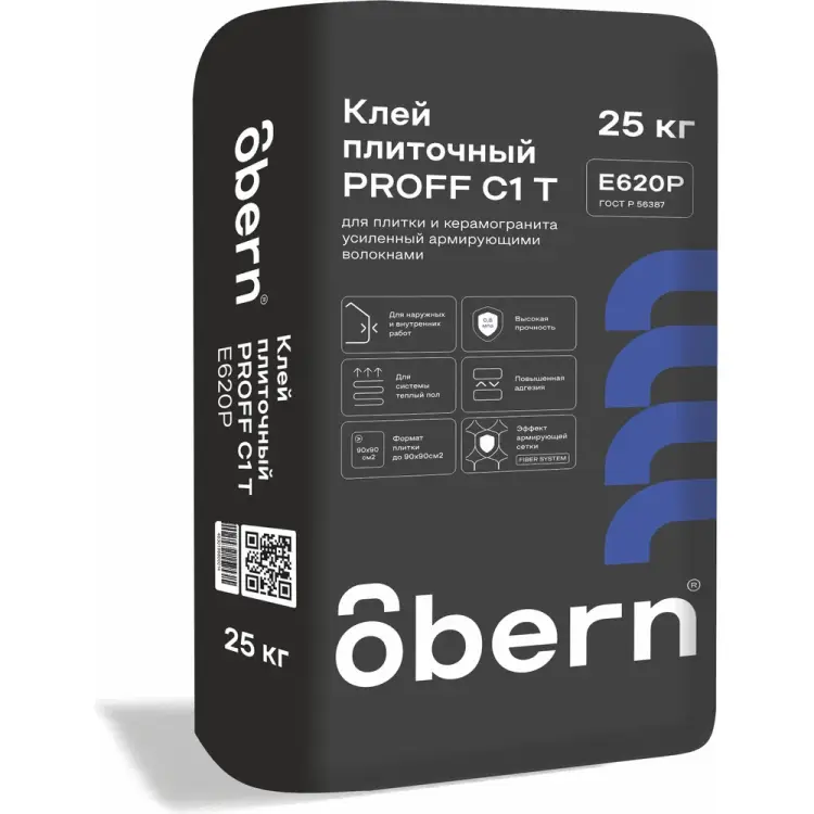 Клей для плитки Obern PROFF С1Т 22155