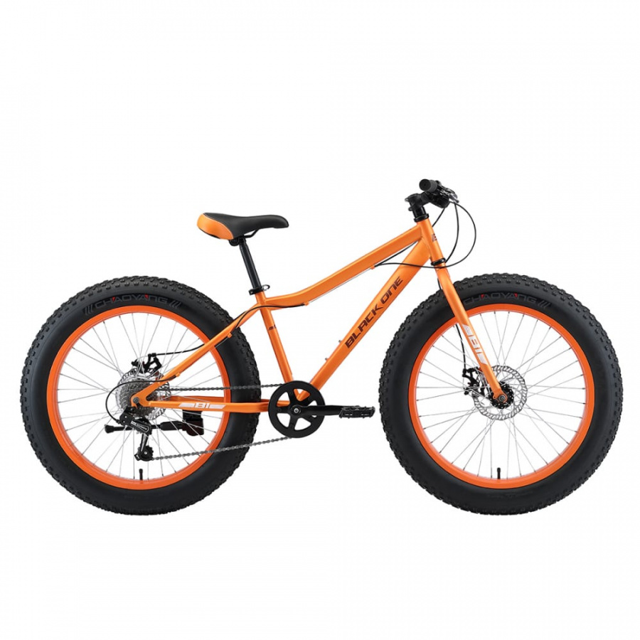 Велосипед Black One оранжевый/серый