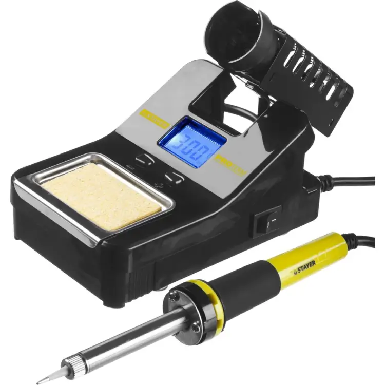 Цифровая паяльная станция STAYER PROFI 55370