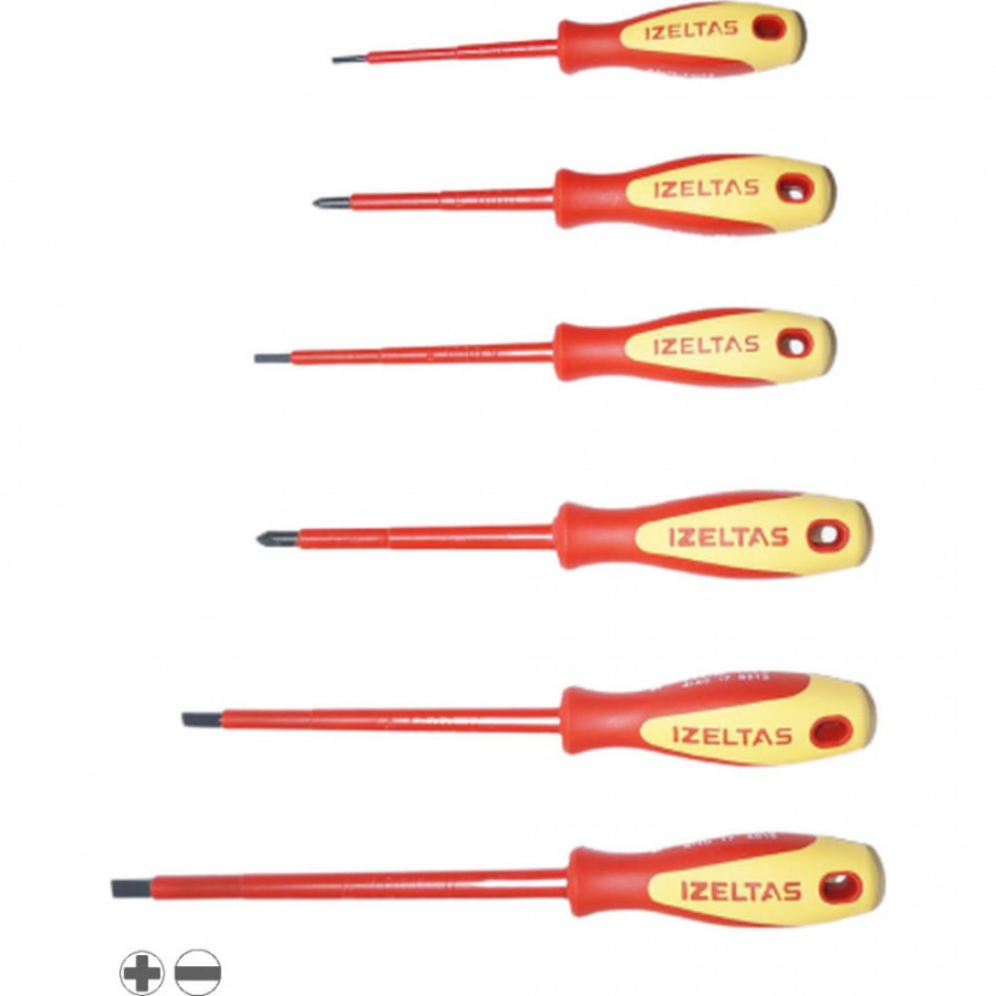 Набор диэлектрических отверток IZELTAS 4140009106