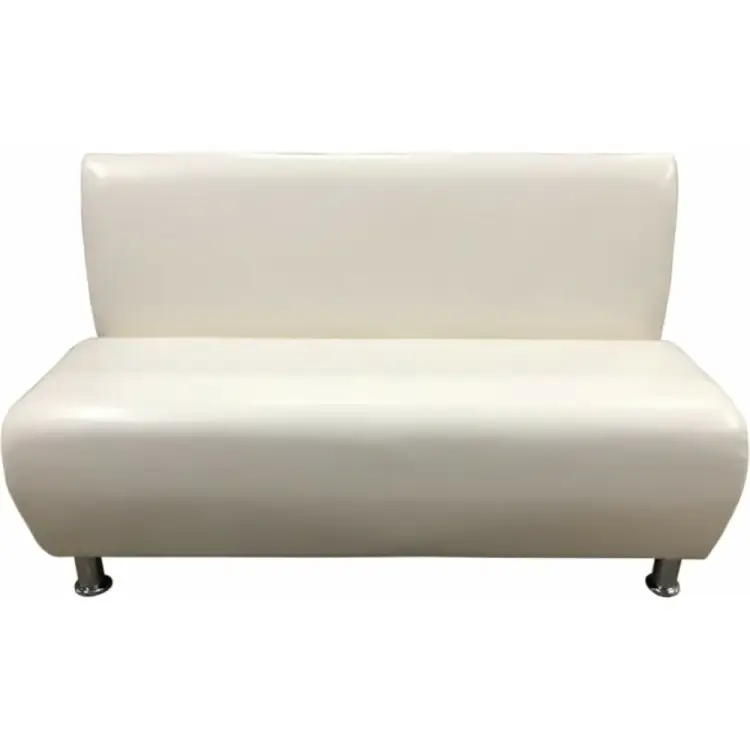 Двухместная секция дивана Мягкий Офис белая КЛ601МЛ