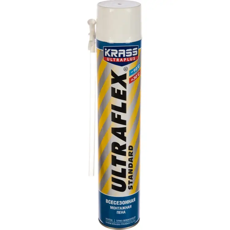 Всесезонная монтажная пена KRASS ULTRAFLEX Standard Лк-00010203 Всесезонная монтажная пена KRASS ULTRAFLEX Standard Лк-00010203
