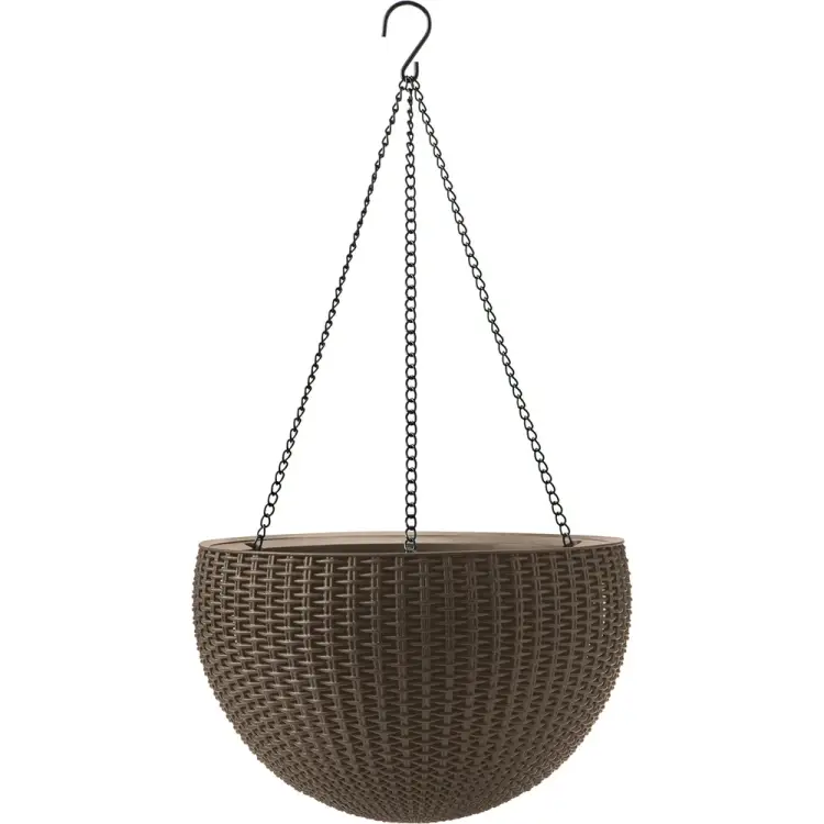 Подвесное кашпо Keter Rattan Style Hanging 17199246МК Подвесное кашпо Keter Rattan Style Hanging 17199246МК