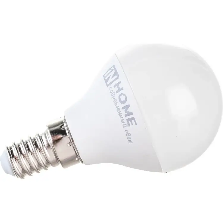 Светодиодная лампа IN HOME LED-ШАР-VC 4690612024882