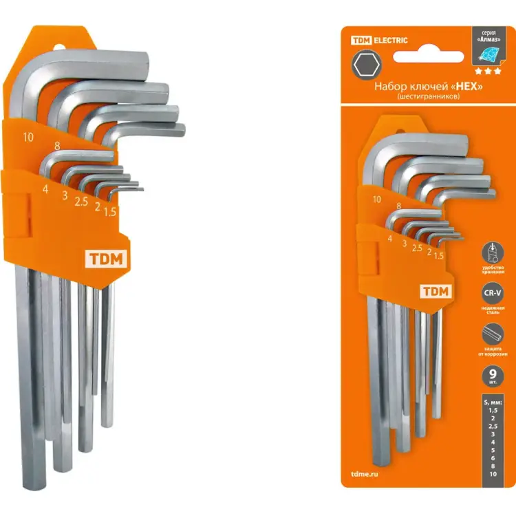 Набор ключей TDM ELECTRIC SQ1020-0103 Набор ключей TDM ELECTRIC SQ1020-0103