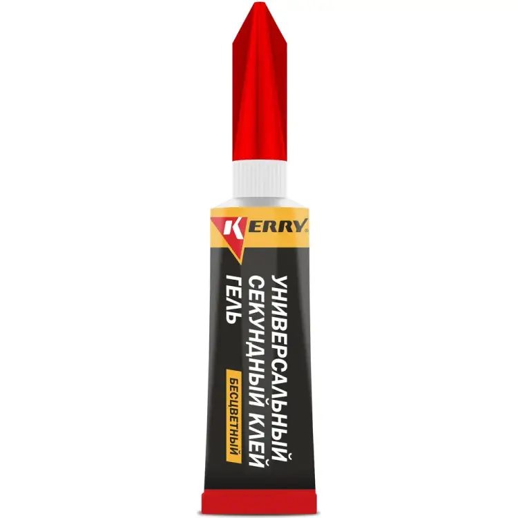 Универсальный секундный клей-гель KERRY SUPER GLUE GEL KR-153-2