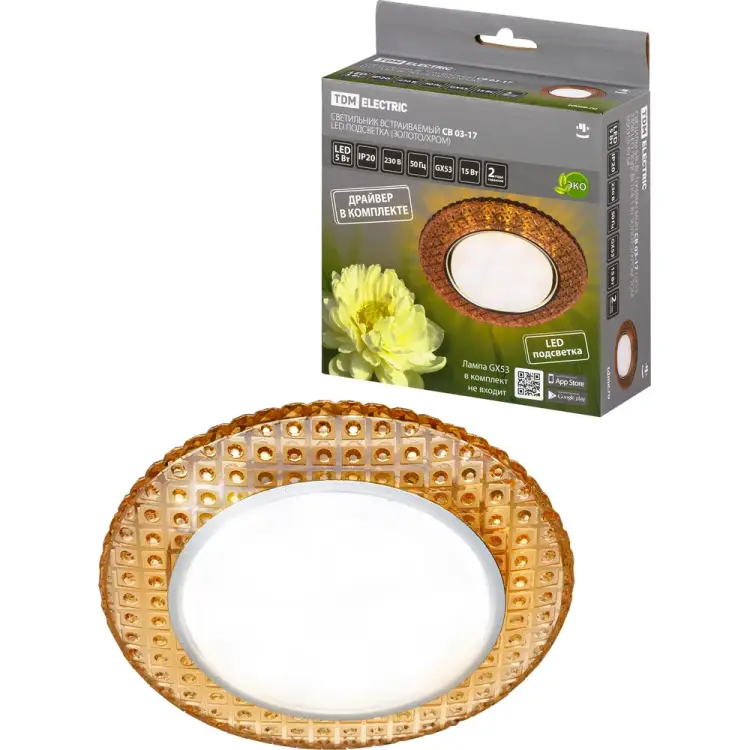 Встраиваемый светильник TDM ELECTRIC СВ 03-17 SQ0359-0154