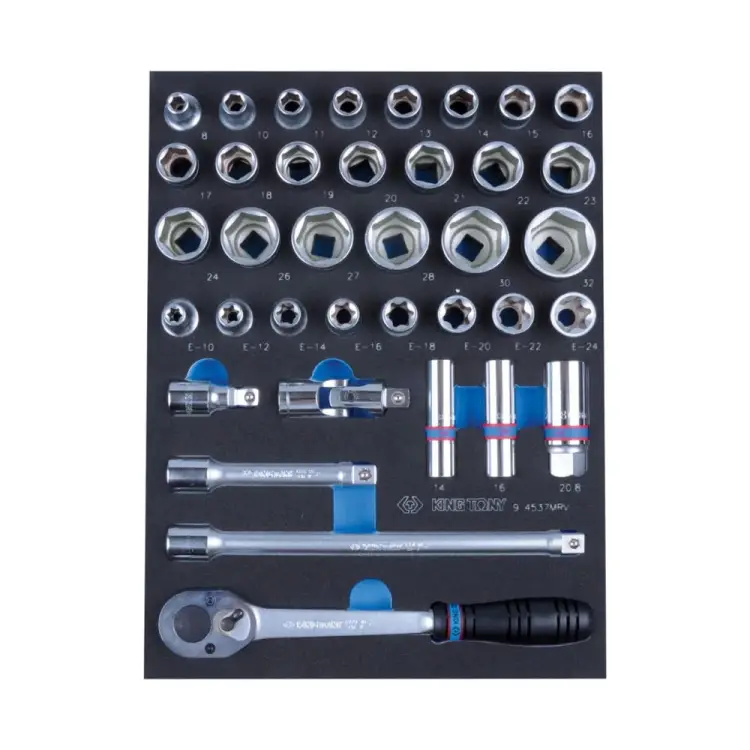 Набор торцевых головок KING TONY 9-4537MRV