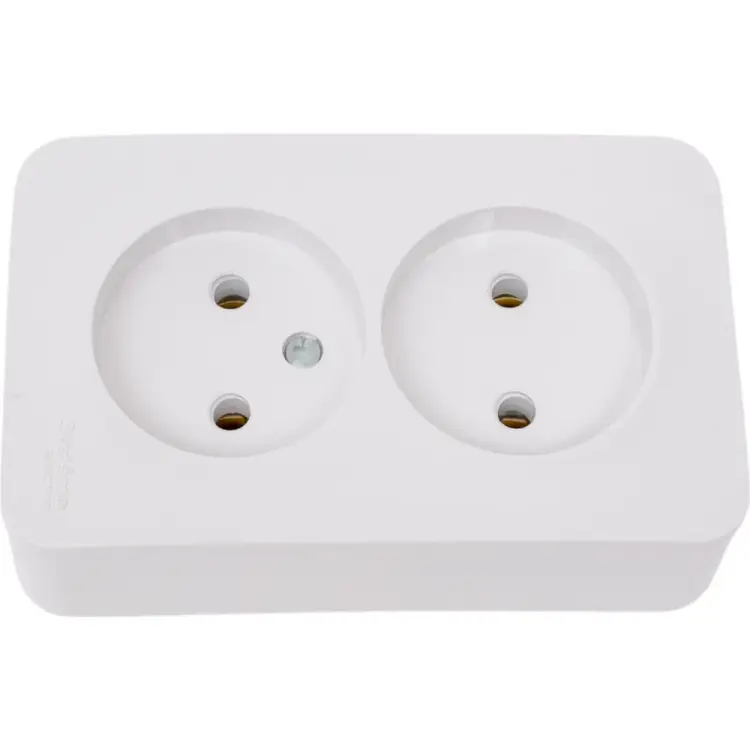 Двойная розетка Systeme Electric BLANCA BLNRA000201