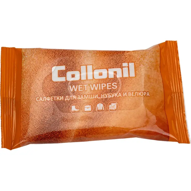 Влажные салфетки для замши, нубука и велюра Collonil WWN15