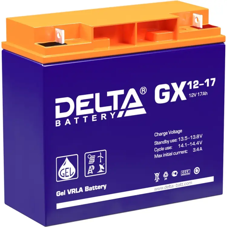 Аккумулятор DELTA GX 12-17