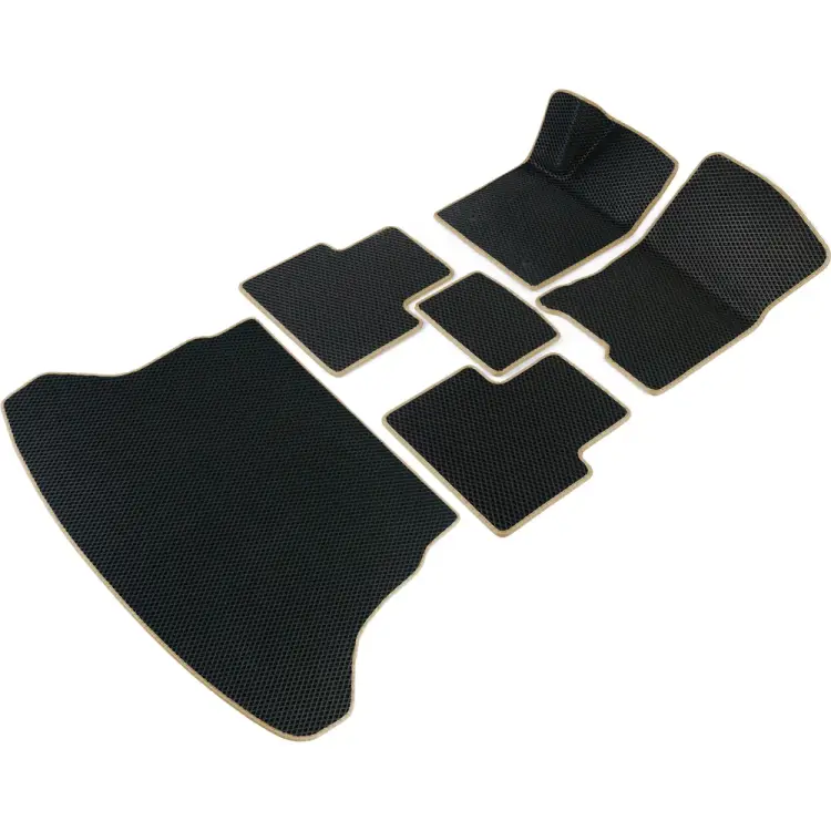 Коврики в салон и багажник для BMW Х1 (E84) 2009-2015 (без боковин) (БМВ Х1 Е84) Vicecar SBDL4021R-бежевый