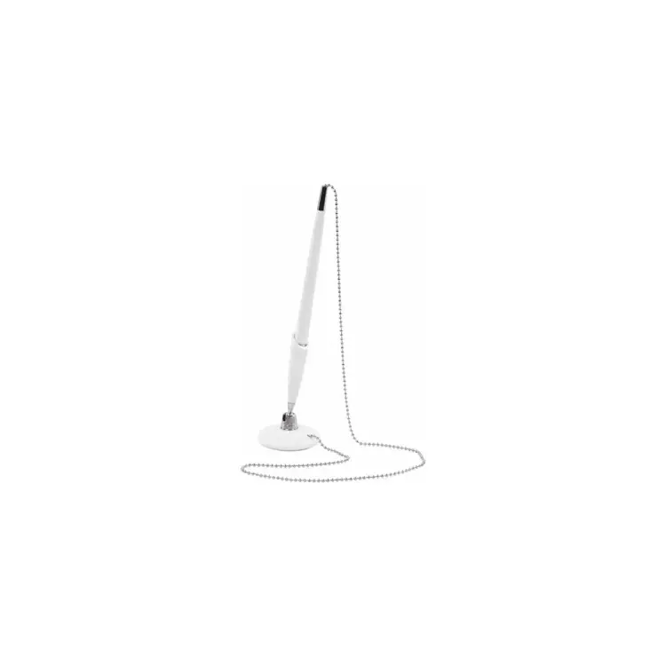 Настольная шариковая ручка BRAUBERG Стенд-Пен Уайт1 141044