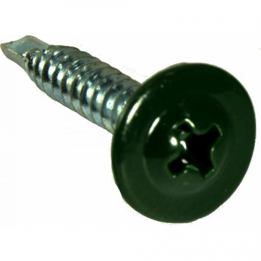 Саморез-сверло КРЕП-КОМП 4,2х19 RAL6005 (1000 шт.)