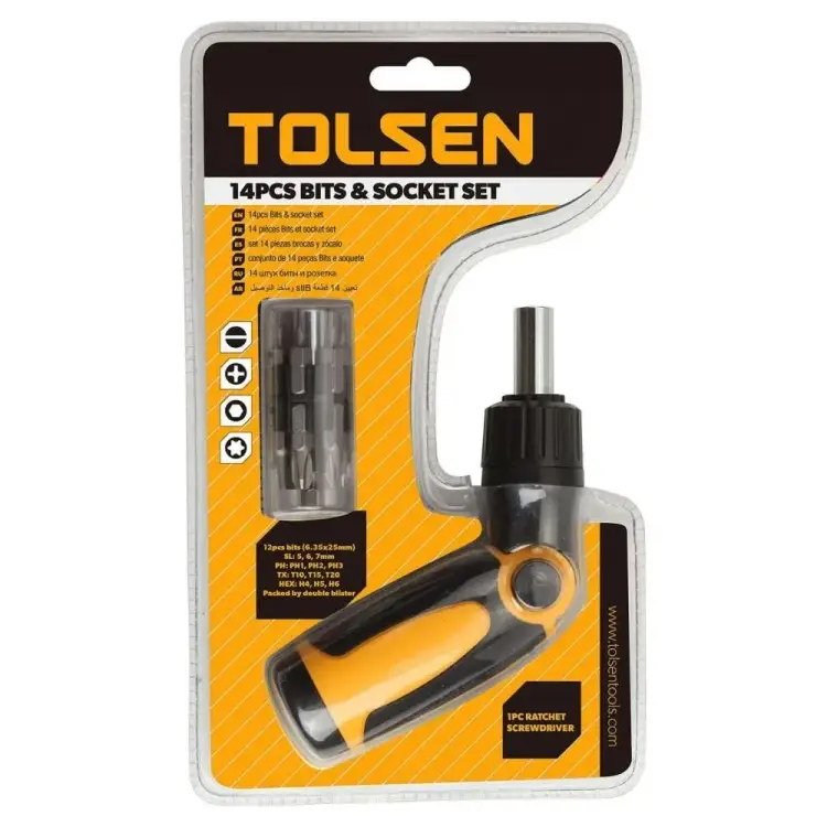 Реверсивная отвертка TOLSEN 20040 Реверсивная отвертка TOLSEN 20040