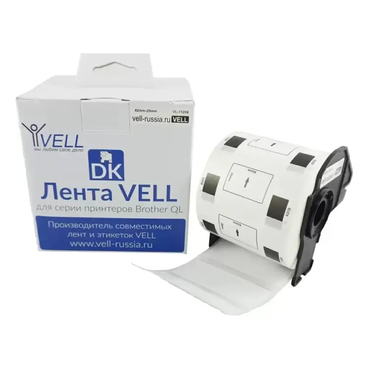 Лента Vell VL-B-DK 11209 Brother 320160