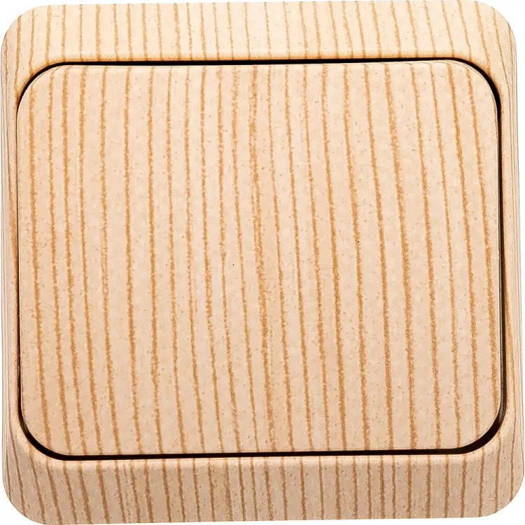 Одноклавишный выключатель Systeme Electric Этюд Дача BA10-001D