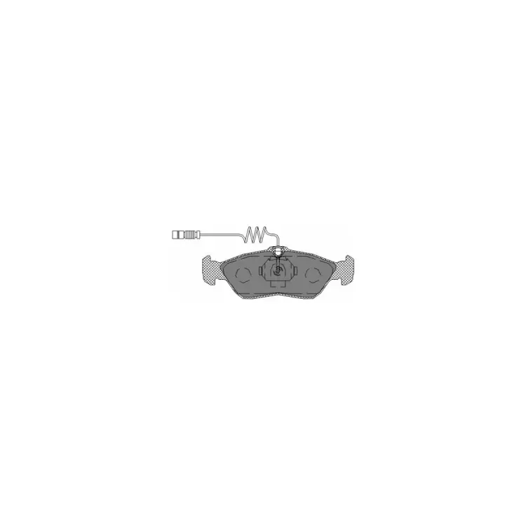 Колодки тормозные SCT SP232 Колодки тормозные SCT SP232