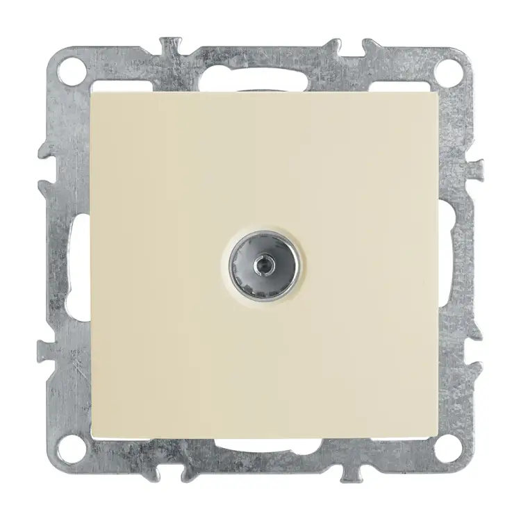 Телевизионная одноместная розетка STEKKER PST00-9108-02 39326