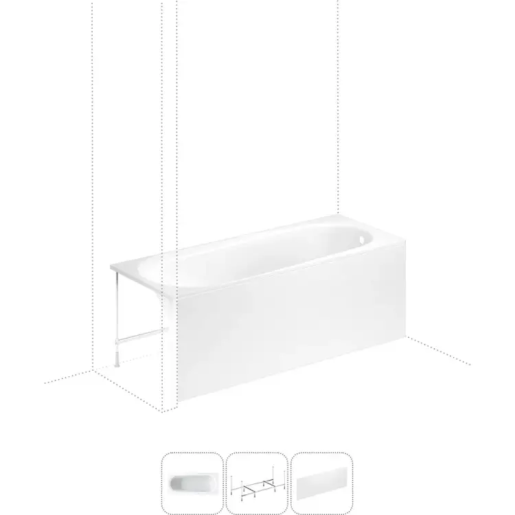 Акриловая ванна Lavinia Boho Biore S2-35010070 Акриловая ванна Lavinia Boho Biore S2-35010070