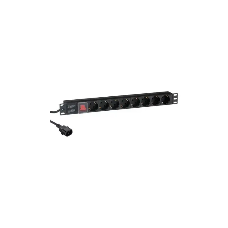 Блок розеток ExeGate ServerPro PDU-19H806 Al-8S-C14-3CU-SW 280845