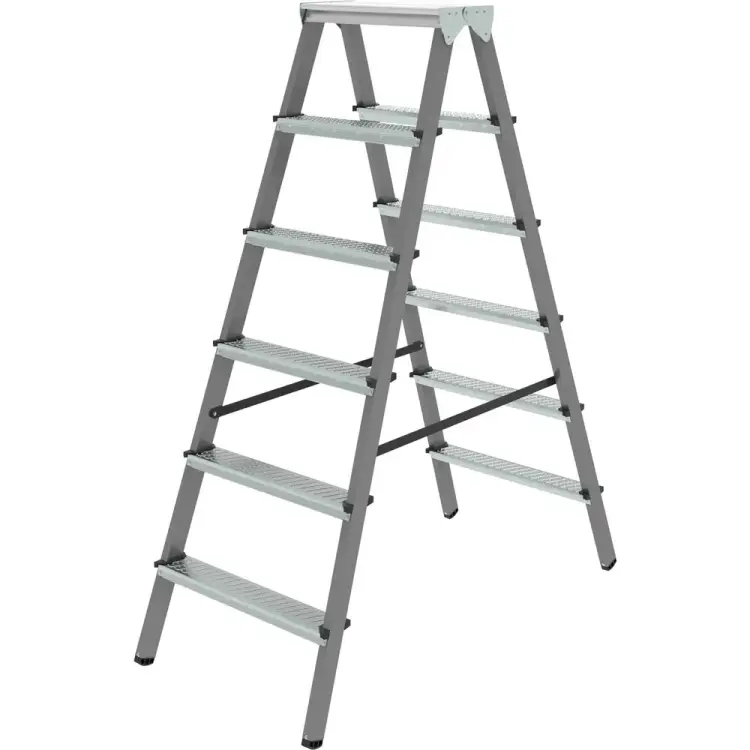 Стальная двухсторонняя стремянка Новая Высота NV1160 1160206 Стальная двухсторонняя стремянка Новая Высота NV1160 1160206