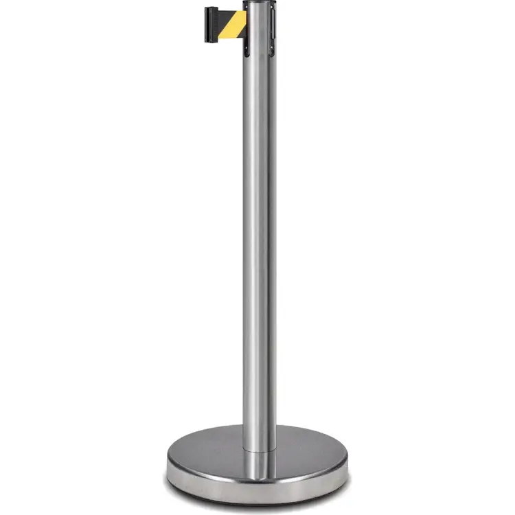 Стойка ограждения Rusbarrier BSLN-227625 yellow/black