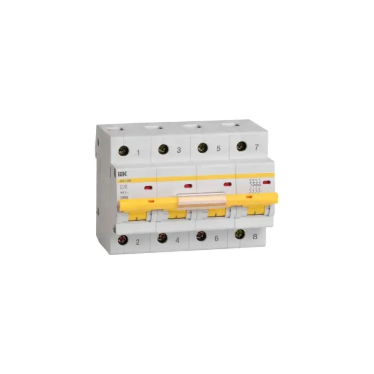 Автоматический выключатель IEK ВА47-100 MVA40-4-020-C