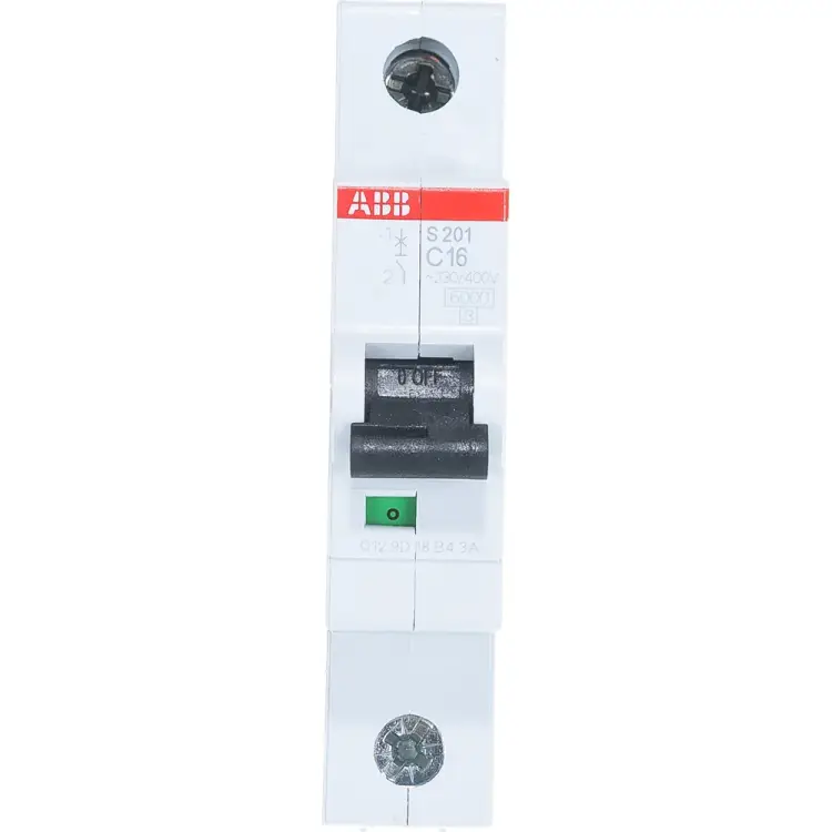 Автомат ABB S201 1п C 6кА 16А 2CDS251001R0164