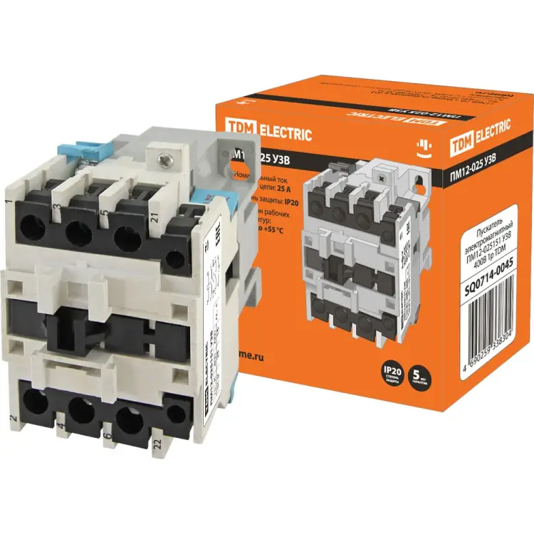 Электромагнитный пускатель TDM ELECTRIC ПМ12-025151 У3В SQ0714-0045