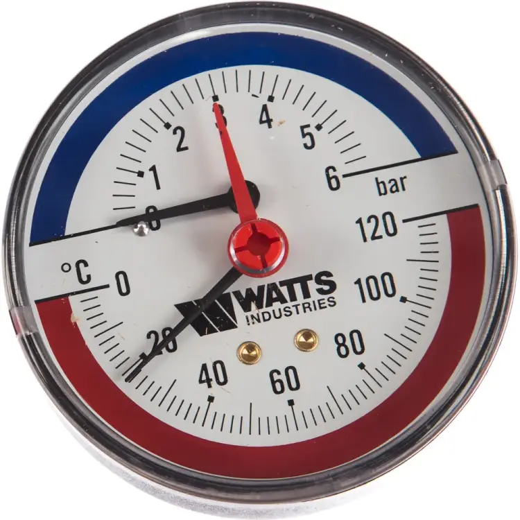 Аксиальный термоманометр Watts F+R818 10018742