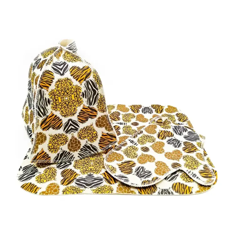 Набор для бани Бацькина баня Сафари 10429