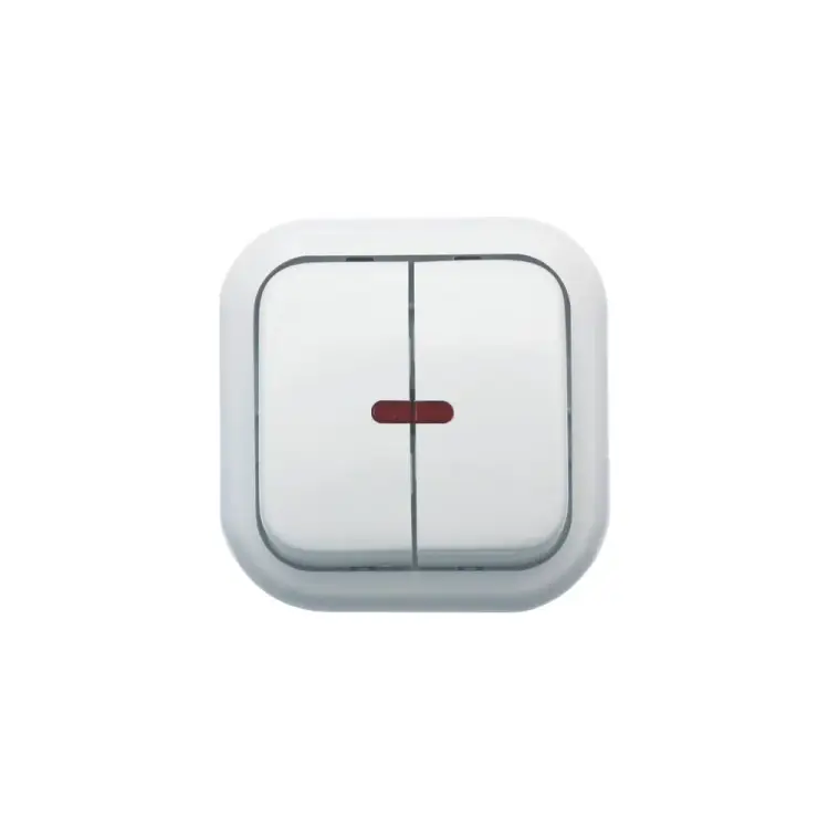 Двухклавишный выключатель Кунцево-Электро ВАЛЕНТИНА А56-176 7636