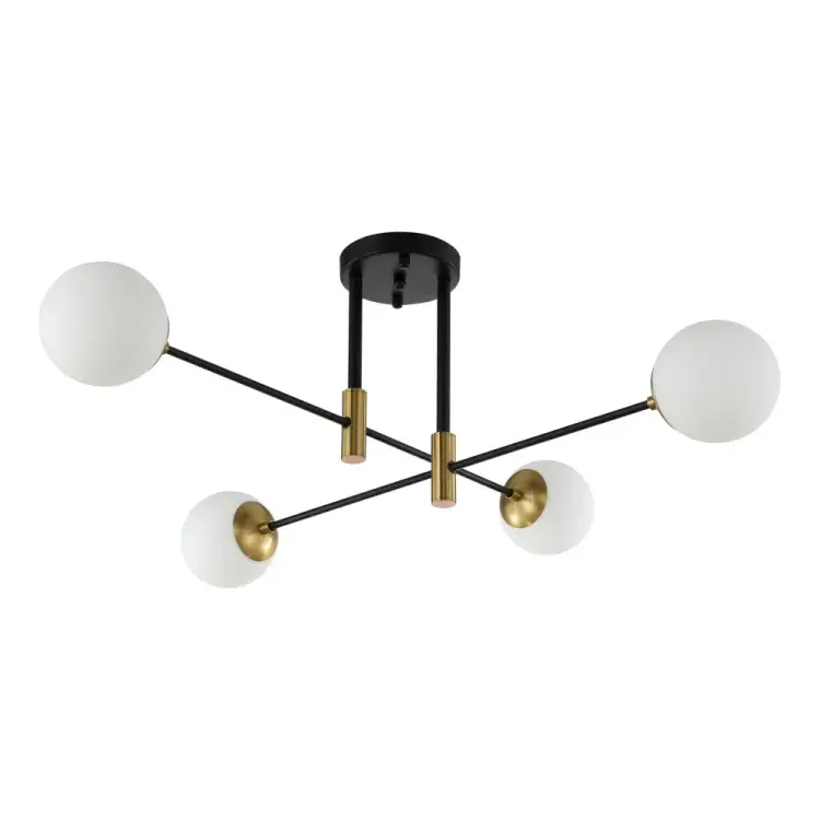 Потолочная люстра Crystal lux FIDEL PL4 BLACK