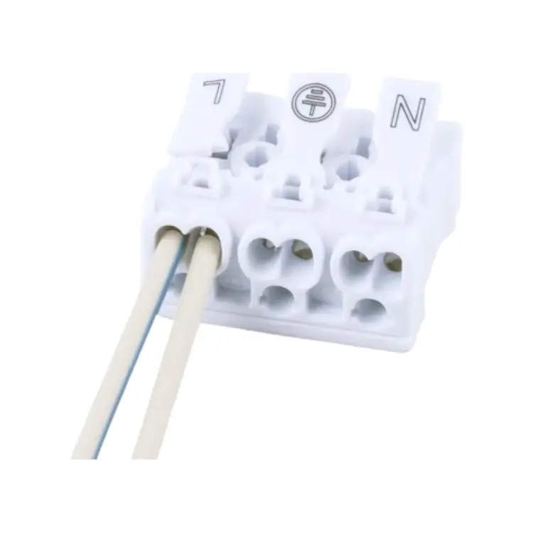 Монтажная пружинная клемма для подключения фазных проводников STEKKER LD294-4003 32734