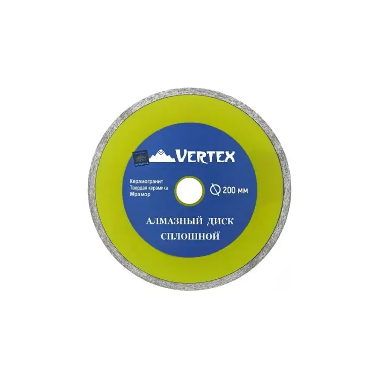 Сплошной алмазный диск vertextools 04-200-6 Сплошной алмазный диск vertextools 04-200-6