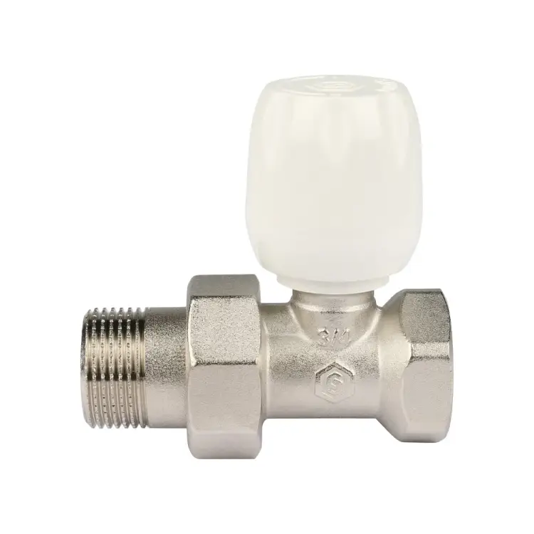 Прямой ручной терморегулирующий клапан STOUT RG008S6N7BBHS6