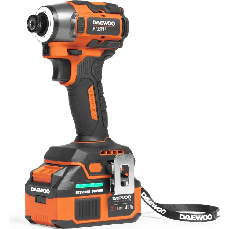 Ударный аккумуляторный винтоверт DAEWOO DAX 3521Li SET Ударный аккумуляторный винтоверт DAEWOO DAX 3521Li SET