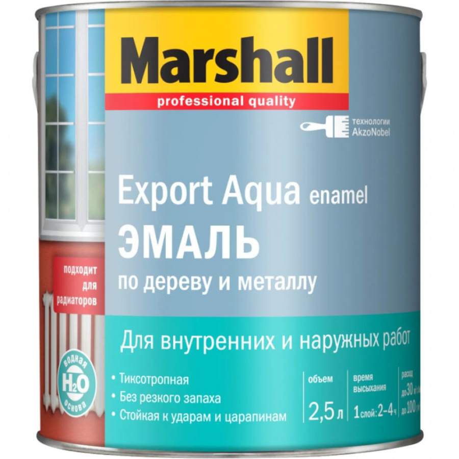 Водная эмаль MARSHALL EXPORT AQUA