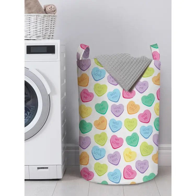 Корзина для хранения вещей JOYARTY Радуга сердец gaba_422645_L